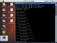 [First Red program, on Syllable Desktop 0.6.7 development build]